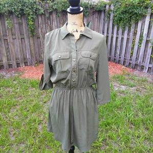Brand New w/ Tags/Green Drawstring Bebop Dress